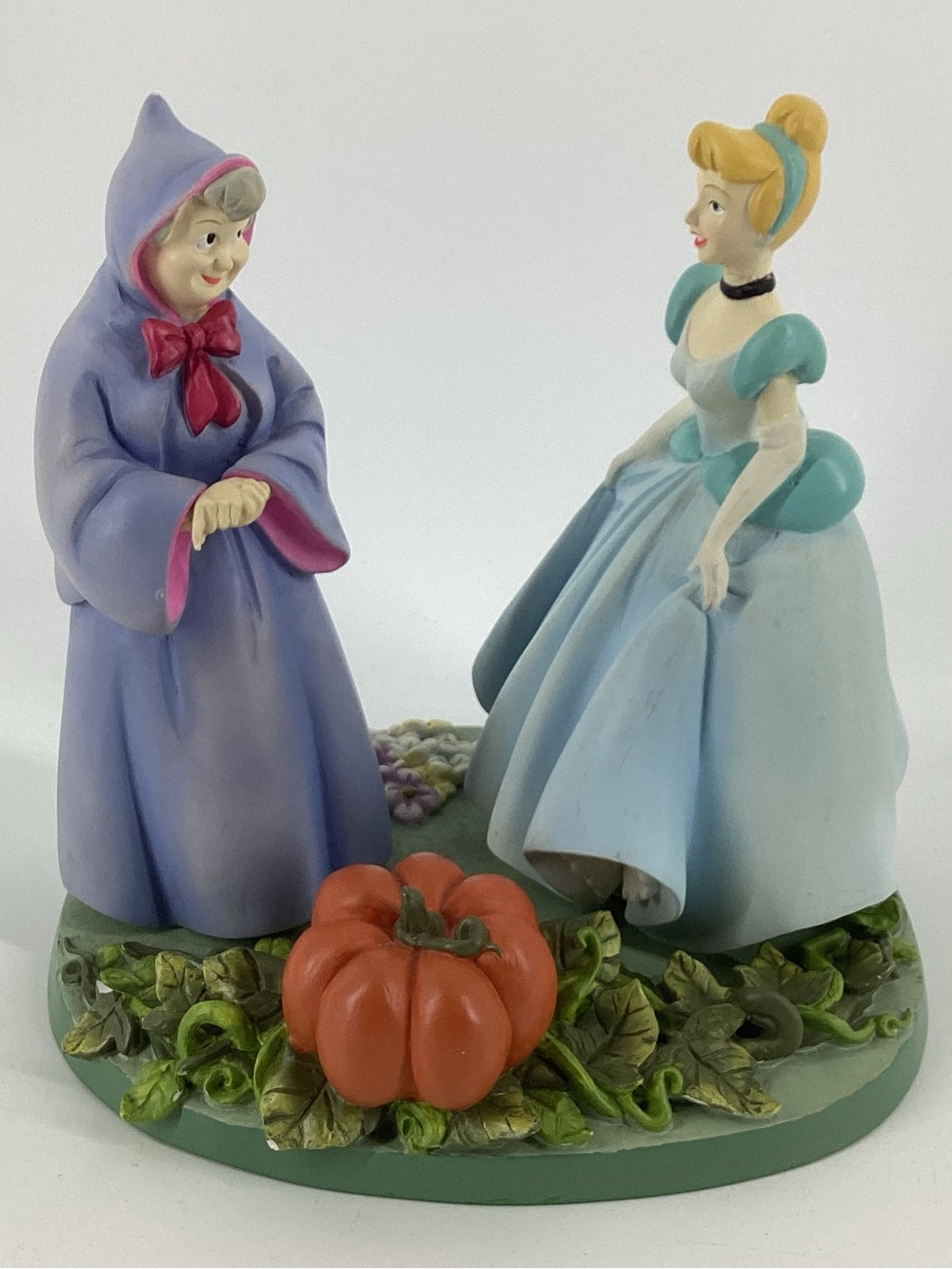 Disney Cinderella & Fairy Godmother  - porcelain